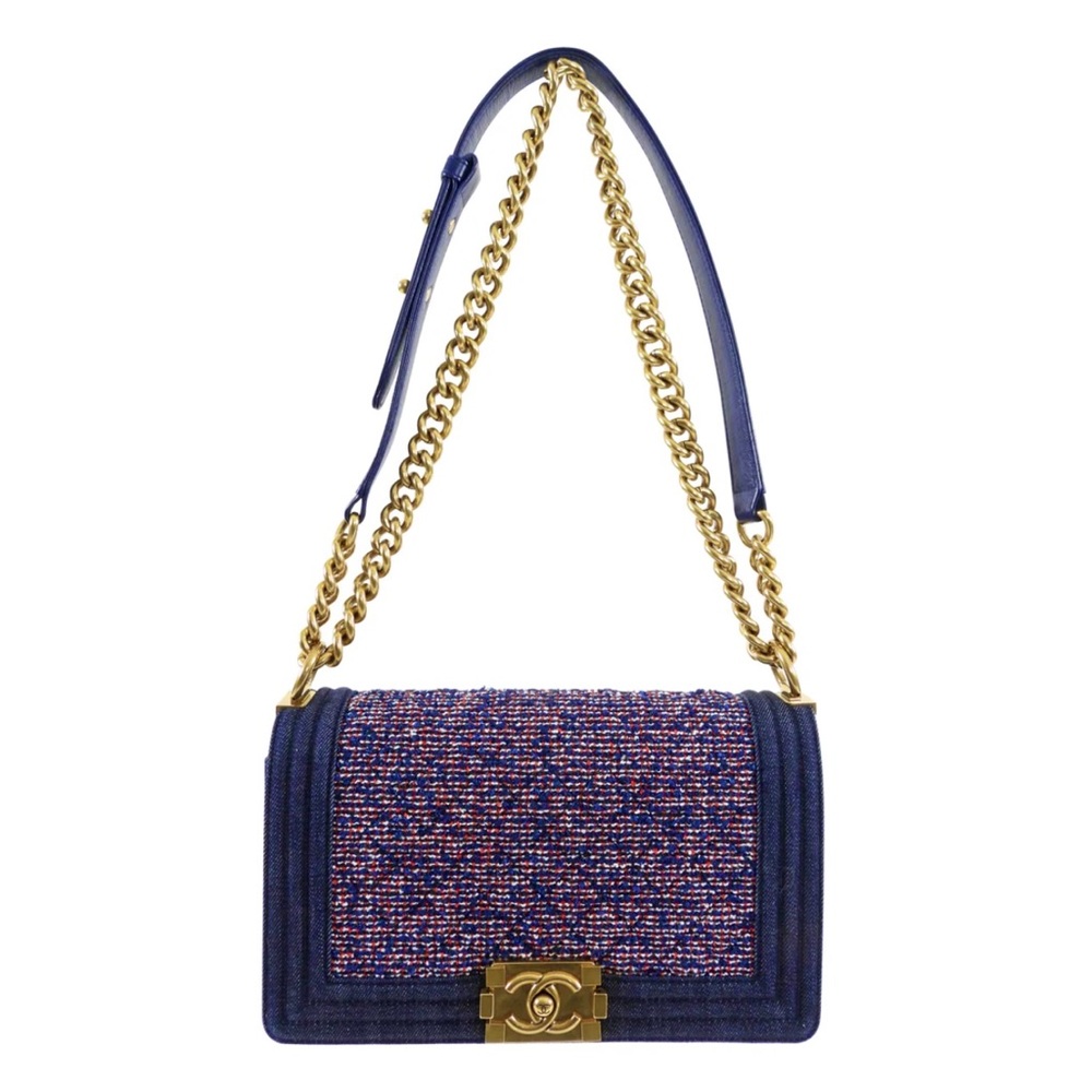Authentic Chanel Denim Tweed Medium Boy Bag ! 💙